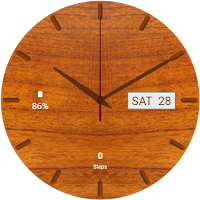 WoodenTime: Wooden Watch Face