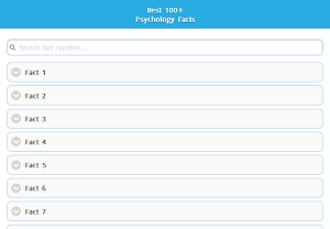 Psychology Facts Collection Screenshot 2