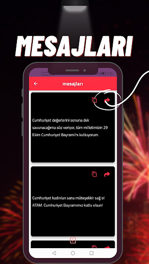 cumhuriyet bayramı mesajları Screenshot 3