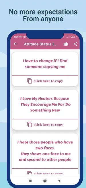 Attitude Status English Screenshot 2