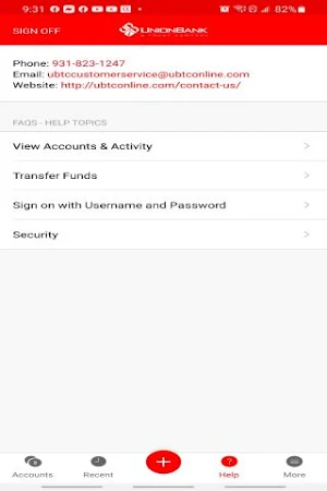 UBTC Mobile Banking Screenshot 3