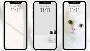 White Screen Wallpaper Screenshot 2