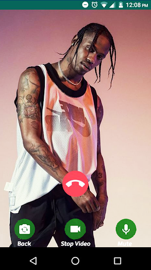 Travis Scott Fake Chat & Video Call Screenshot 3