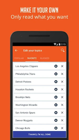 NBA and NCAA Basketball News Screenshot 1
