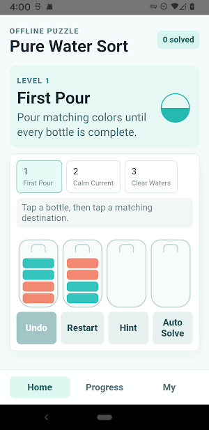 Pure Water Sort Screenshot 3