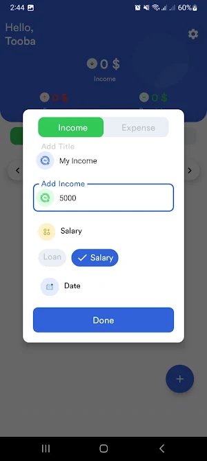 Daily Expense & Income Manager Screenshot 2