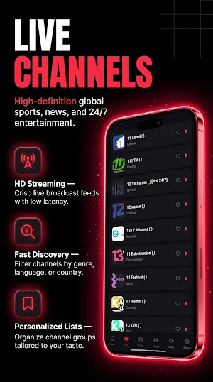 Vievio - M3U Media Player Screenshot 1