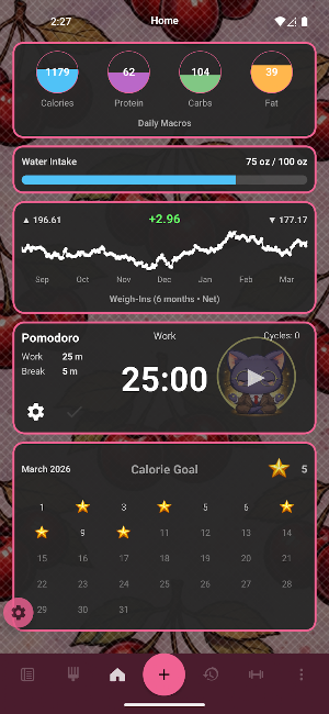 Private Fitness Notebook Screenshot 3