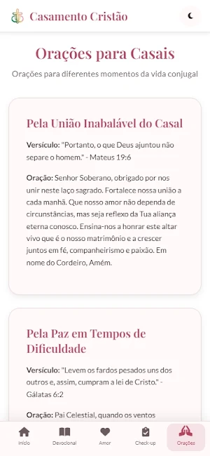Casamento Cristão Screenshot 2