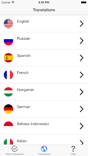 AllergySmartz Screenshot 2