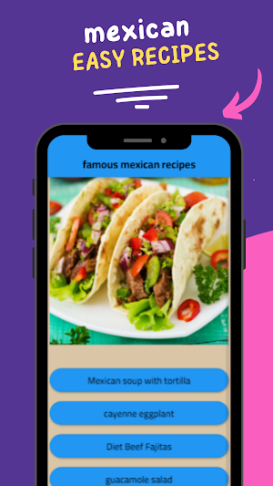 Famous Mexican Food Recipes Screenshot 1