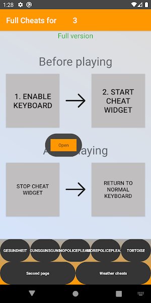 Full Cheats Keyboard for III Screenshot 3