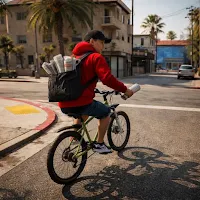 Newspaper Delivery Boy Game 3d