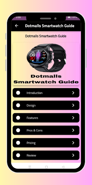 Dotmalls Smartwatch Guide Screenshot 2