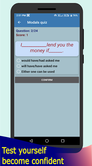 English Grammar - Learn to speak English language Screenshot 1