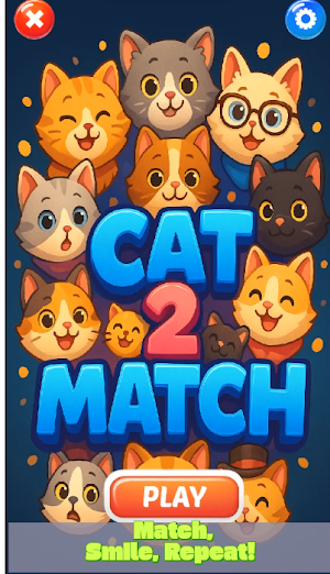 Cat 2 Match - Puzzle Games Screenshot 0