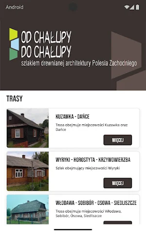Architektura drewniana Polesia Screenshot 2