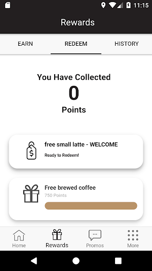 Salvation Coffee Rewards Screenshot 1