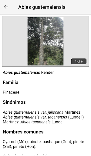 ID Species UICN Screenshot 3