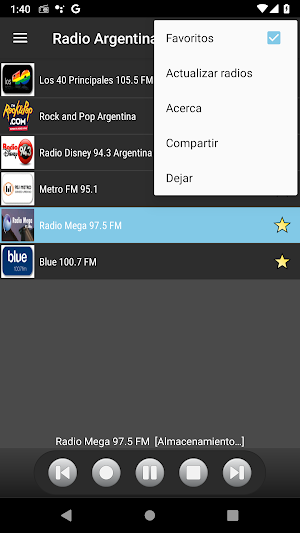 Radio Argentina Screenshot 2