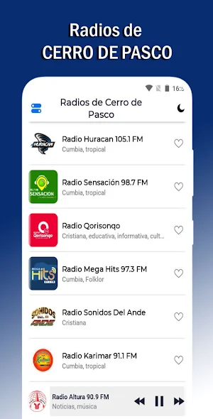 Radios de Cerro de Pasco Screenshot 1