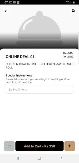 Foods Inn Screenshot 2