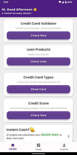 QuickCash : Credit Card Mentor Screenshot 3