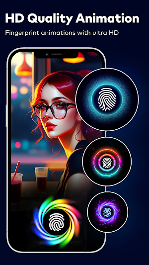 Fingerprint Live Animation HD Screenshot 0