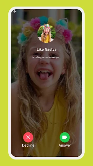 Like Nastya Call Simulator Screenshot 2