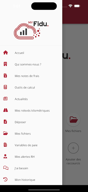 My Fidu. Screenshot 2