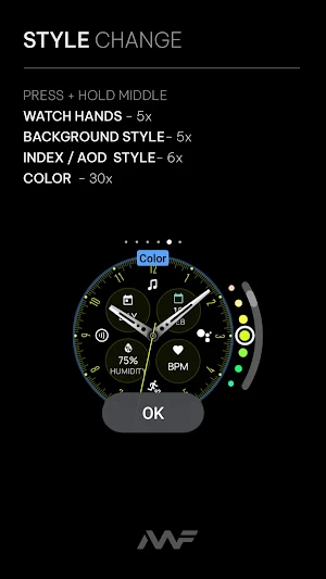 Awf Classic 2 - watch face Screenshot 1