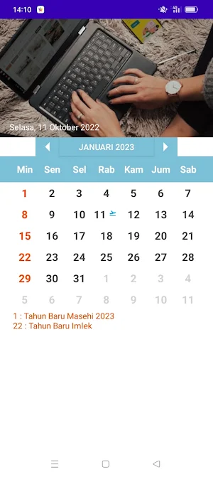Kalender Indonesia 2022 Screenshot 3