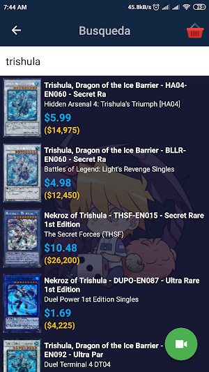 Yugiprices Screenshot 2