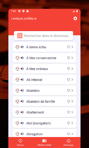 Lexique juridique Screenshot 1