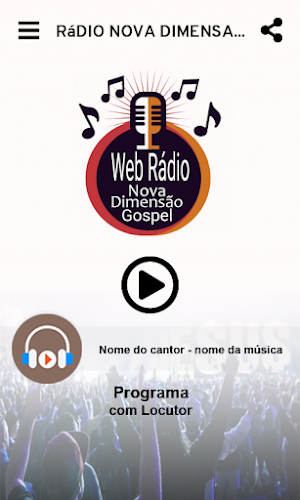Rádio Nova Dimensão Gospel Screenshot 1