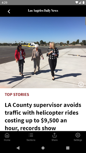 LA Daily News Screenshot 1