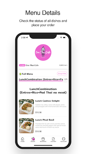 Sno Thai Cafe Screenshot 1