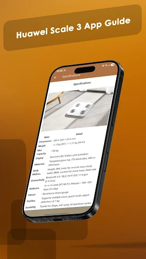 Huawei Scale 3 App Guide Screenshot 3