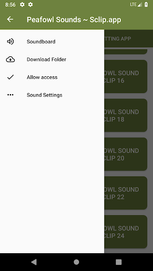 Peafowl Sound Collections ~ Sclip.app Screenshot 3