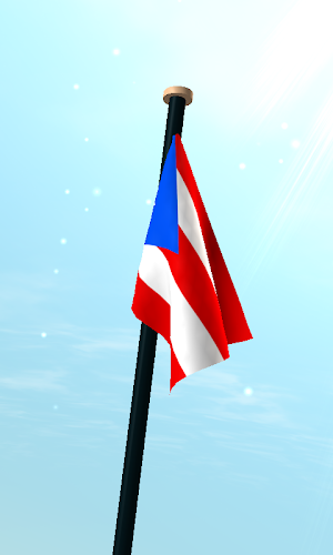 Puerto Rico Flag 3D Free Screenshot 2