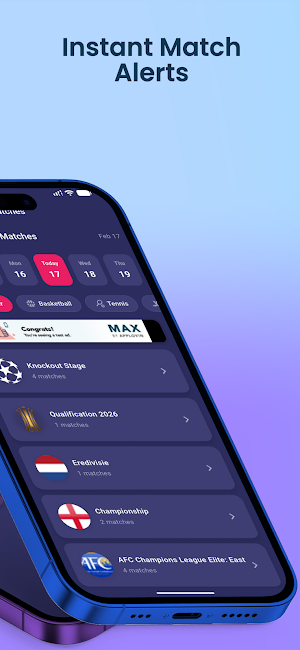 KAKA Sport - Live Match Scores Screenshot 1