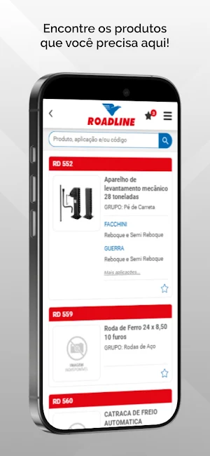 Catálogo Roadline Screenshot 2