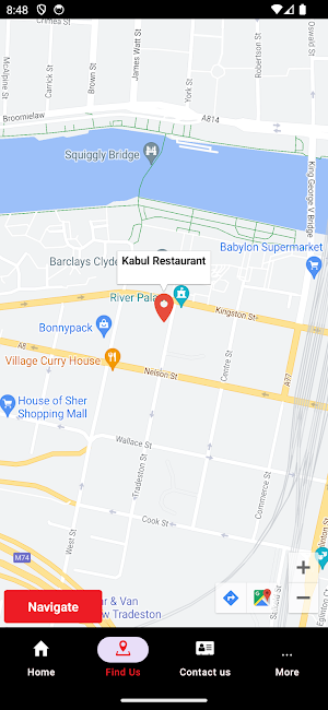 Kabul Restaurant Glasgow Screenshot 1
