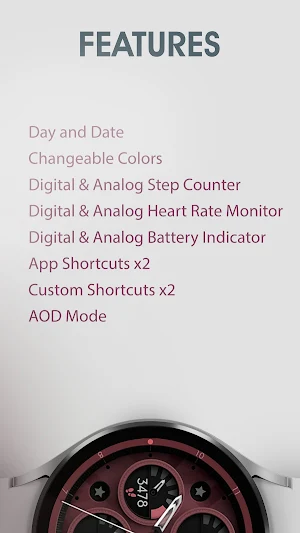 Dream 116 - Analog watch face Screenshot 2