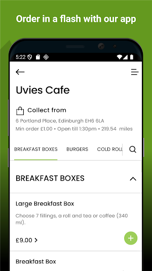Uvies Cafe Screenshot 0