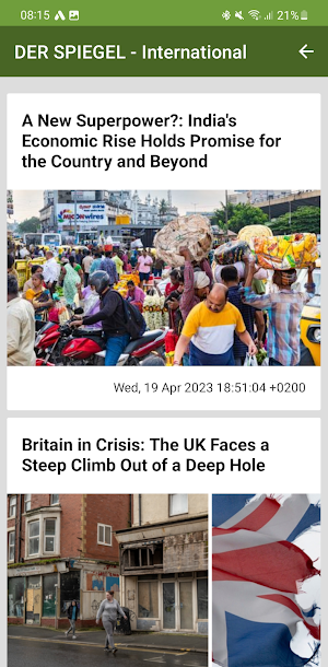 RSS News Screenshot 1