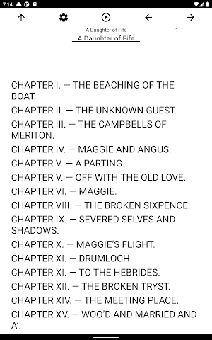 Book, A Daughter of Fife Screenshot 2