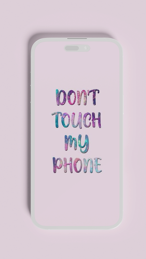 Don't Touch My Phone wallpaper Screenshot 2