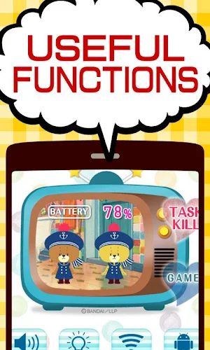 BATTERY WIDGET TINY TWIN BEARS Screenshot 1