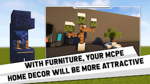 MCPE Realistic Furniture Map Screenshot 3